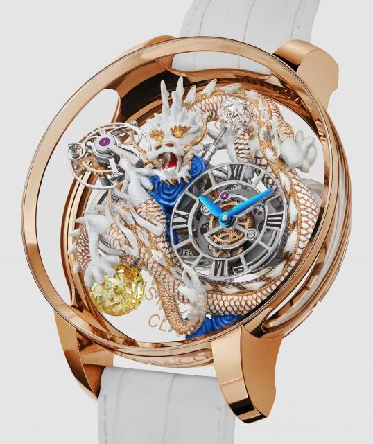 Jacob & Co. ASTRONOMIA CLARITY WHITE DRAGON Watch Replica AT120.40.DR.UA.BBALA Jacob and Co Watch Price
